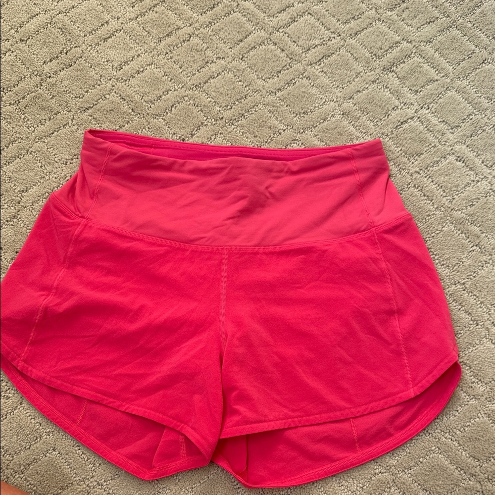 Lululemon Speed Up High-Rise Lined Short 4inch Lip Gloss